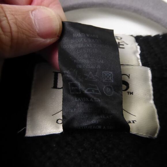 VTG Drops Original Knitwear Wool Sweater Unisex SZ M Partial Zip Fair Isle - Picture 10 of 14